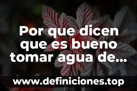 Que es el ciclo del agua corto 6 Por que dicen que es bueno tomar agua de mar