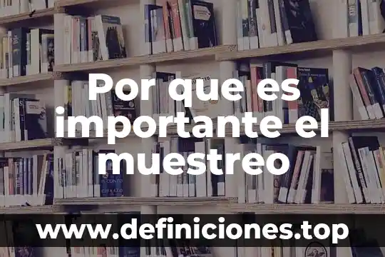 Que es el muestreo en matematicas 6 Por que es importante el muestreo