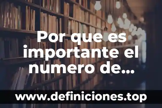 Por que es importante el numero de factura comercial