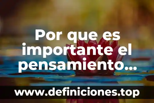Por que es importante el pensamiento critico en enfermeria