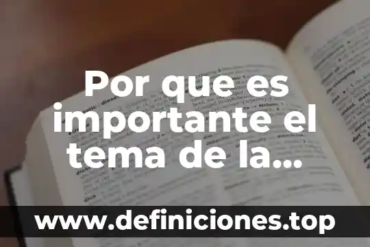 Que es el tema en una obra 4 Por que es importante el tema de la diabetes