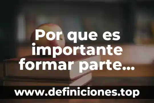 Por que es importante plicr encuestas dentro de la escuela 5 Por que es importante formar parte de un grupo social