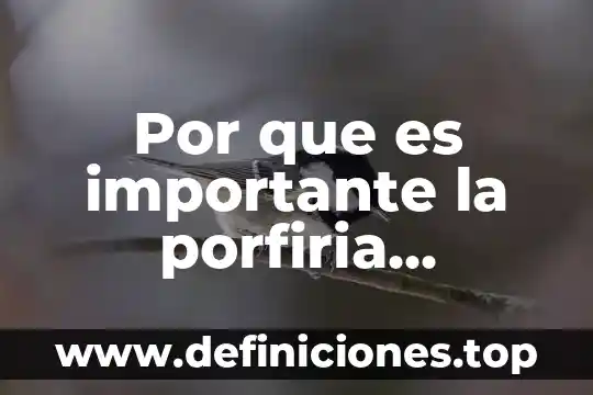 Por qué es importante reconocerte y reconocer a otras personas 4 Por que es importante la porfiria cutanea tarda