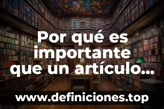 Por qué es importante que un artículo tenga ISSN