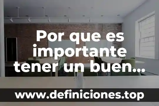 Por que es importante tener un buen ambiente financiero