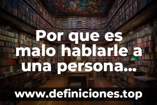 Por que es malo hablarle a una persona dormida