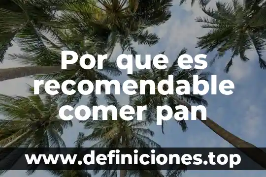 Que es mejor comer en la mañana 6 Por que es recomendable comer pan