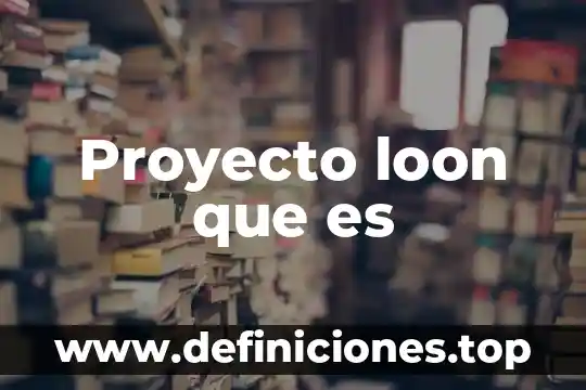 Qué es una síntesis ejecutiva de un proyecto 8 Proyecto loon que es