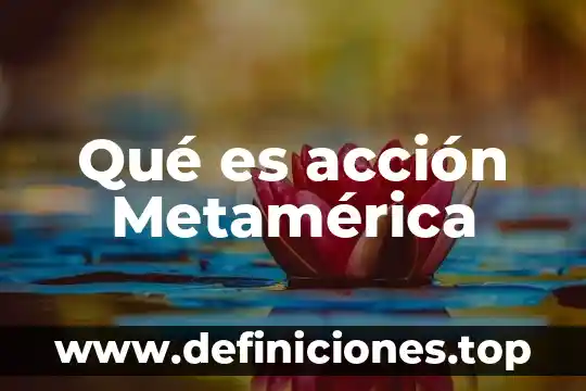 Que es la acción concéntrica 4 Qué es acción Metamérica