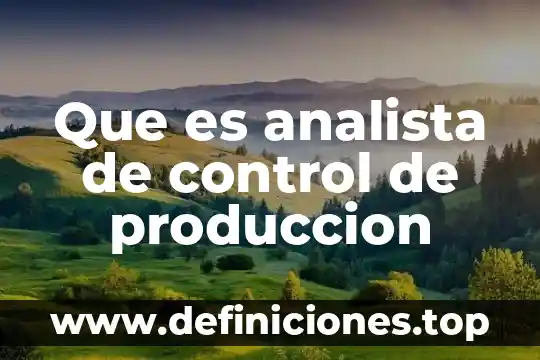 Hybrid control recurring charges que es 5 Que es analista de control de produccion