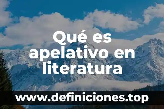 Que es la sinestesia en literatura y ejemplos 7 Qué es apelativo en literatura