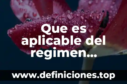 Que es aplicable del regimen general del trabajo de autotransportes