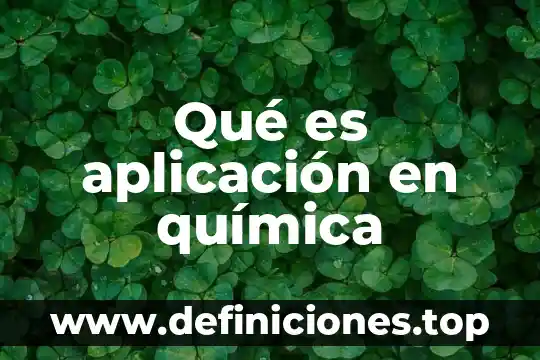 Que es un hueco en quimica 3 Qué es aplicación en química