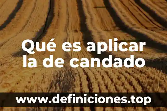 Qué es aplicar la de candado
