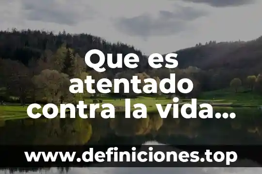 Que es atentado contra la vida naciente y terminal