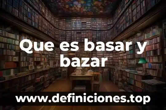 Mapa mental que es tecnología agrícola 7 Que es basar y bazar