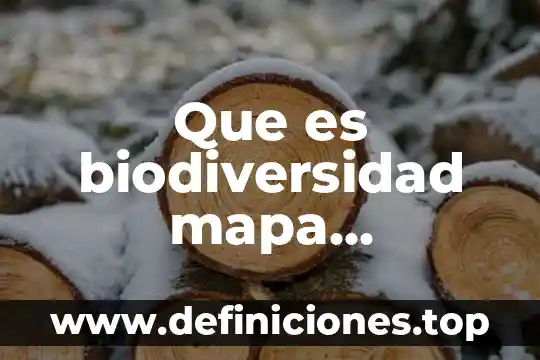 Que es el marco conceptual de una tesis ejemplo 8 Que es biodiversidad mapa conceptual