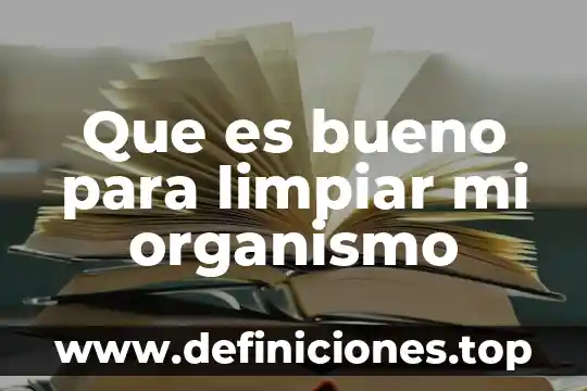 Qué es un organismo normativo 4 Que es bueno para limpiar mi organismo