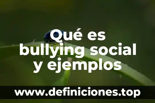 Qué es una acción colectiva trabajo social 6 Qué es bullying social y ejemplos