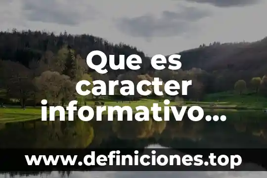 Que es la interseccion de una funcion 5 Que es caracter informativo urgente