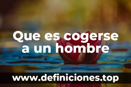 Que es admirar a un hombre 8 Que es cogerse a un hombre