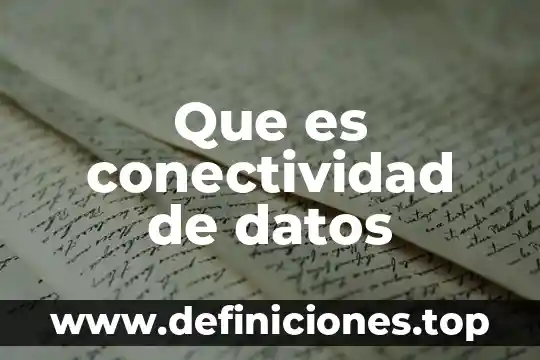 Que es graicos de datos en excel 8 Que es conectividad de datos