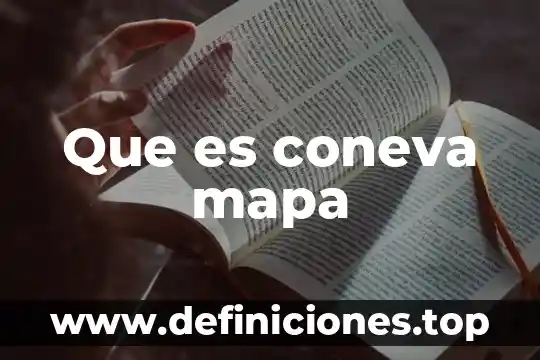 Que es coneva mapa