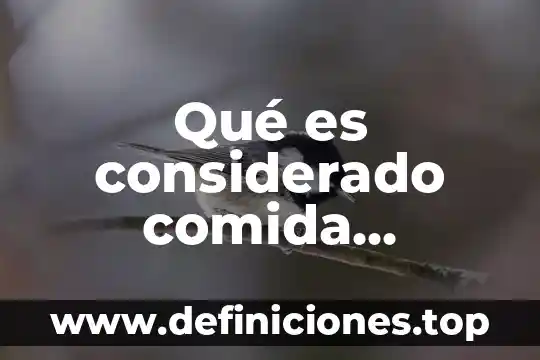 Arte en florencia que es considerado arte 5 Qué es considerado comida chatarra