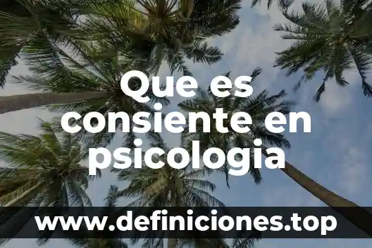 Por que es inportante ser consiente de nuestras emociones 3 Que es consiente en psicologia