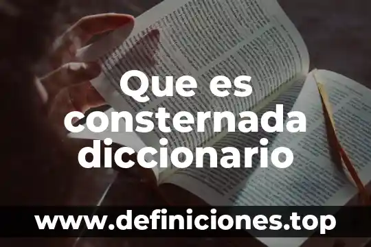 Qué es la autorresponsabilidad diccionario 6 Que es consternada diccionario