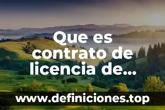 Qué es una marca epigenética 7 Que es contrato de licencia de marca