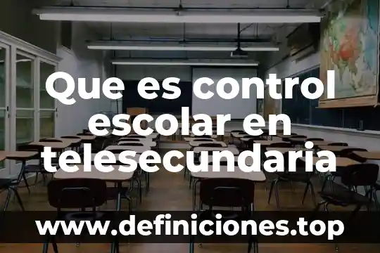 Que es el modulo de control del tren motriz 4 Que es control escolar en telesecundaria