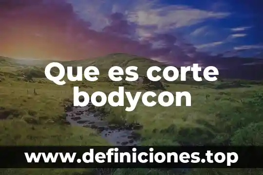Que es estatuto de la corte 7 Que es corte bodycon