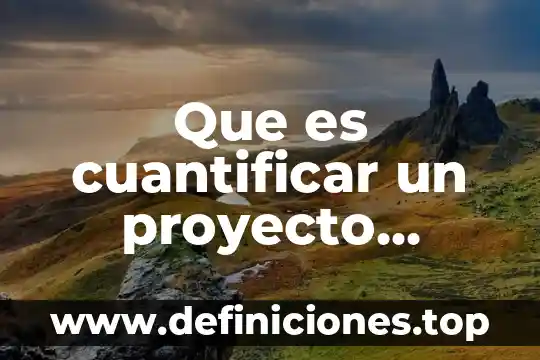 Proyecto loon que es 7 Que es cuantificar un proyecto arquitectónico