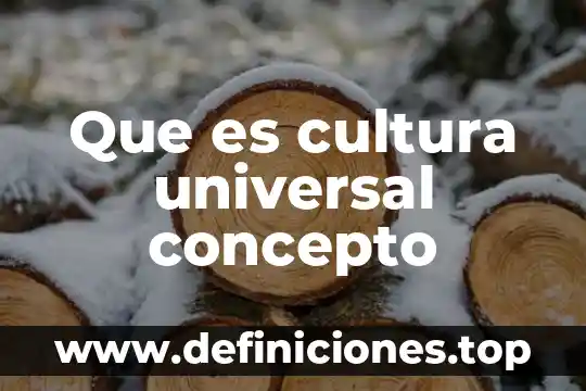 Que es la estadistica y sus conceptos basicos universal 3 Que es cultura universal concepto