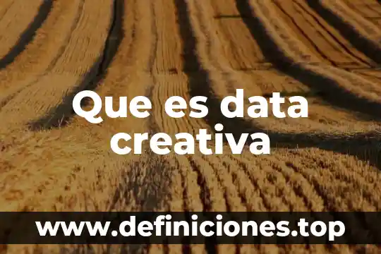 Que es el software get data black 8 Que es data creativa