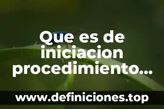 Qué es un proceso, procedimiento y actividad 7 Que es de iniciacion procedimiento administrativo