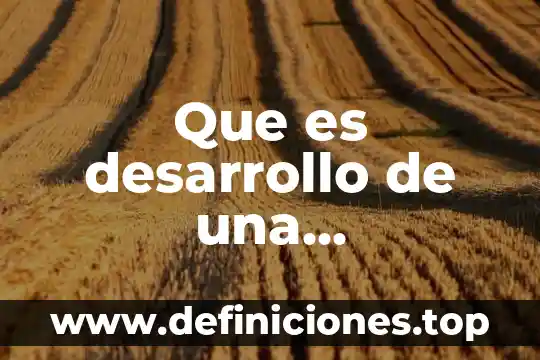 Que es la verticalidadd del desarrollo posterior 8 Que es desarrollo de una monografia