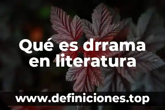 Qué es apelativo en literatura 5 Qué es drrama en literatura