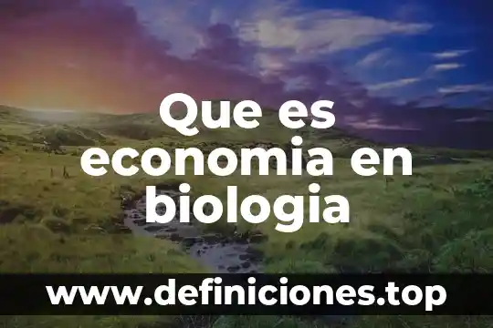 Qué es el nucleolo biología 4 Que es economia en biologia