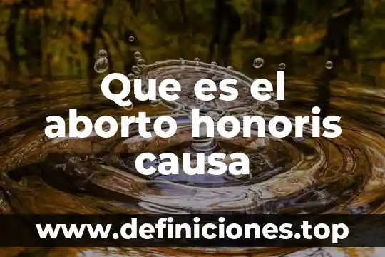 Que es la droga y que daños causa 5 Que es el aborto honoris causa