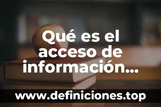 Que es dificultad en el acceso en programacion 4 Qu茅 es el acceso de informaci贸n Yahoo