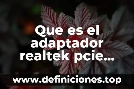 Que es royal family 4 Que es el adaptador realtek pcie gbe family controller