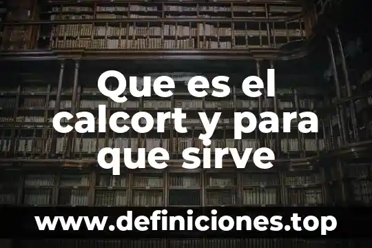 Qué es la cofece y para que sirve 4 Que es el calcort y para que sirve