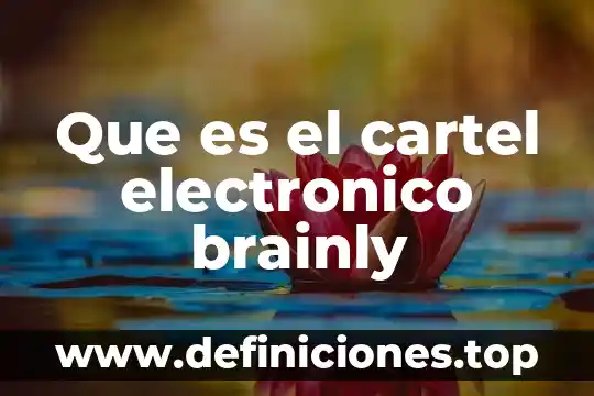 El tiempo circular autor rafael avalos que es brainly 6 Que es el cartel electronico brainly