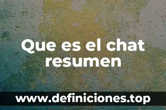 Que es sales development representative 4 Que es el chat resumen