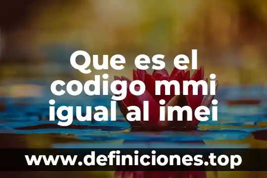 A que es igual la densidad de un cuerpo heterogeneo 4 Que es el codigo mmi igual al imei