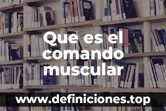 Que es manejo de paquetes de computo 5 Que es el comando muscular