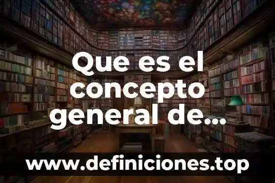 Que es el concepto general de danza