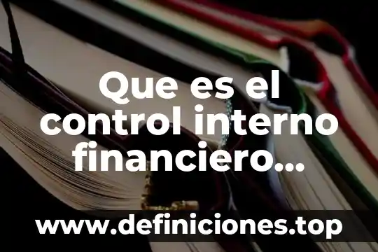 Que es un paquete de software contable 8 Que es el control interno financiero contable